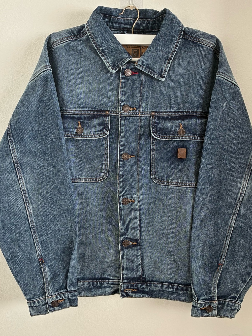 Chaps Denim Trucker Jacket - Medium Wash - Men’s XL - New With Tags